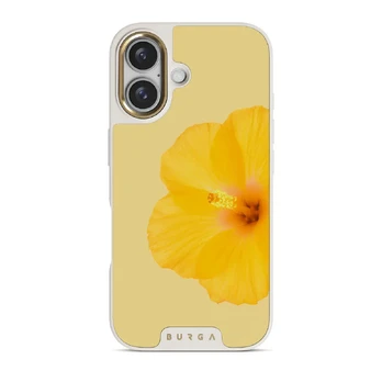 Hibiscus - iPhone 16 Plus Case, Elite Light (MagSafe) / Gold