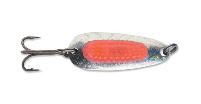 Blizgė Blue Fox Rattlin Pixee Spoon Holographic Silver Pink Insert 17 g 55 cm 17 g