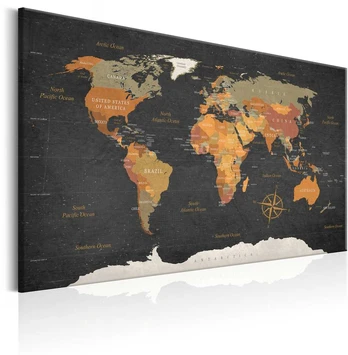 Artgeist Paveikslas - World Map: Secrets of the Earth