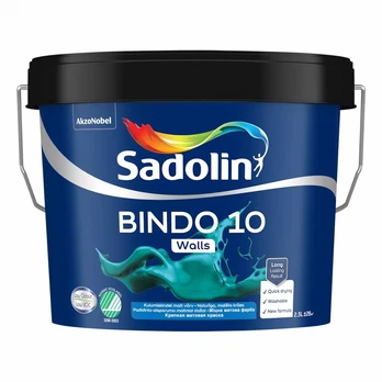 Dažai Sadolin Bindo 10, balta, 2.5 l