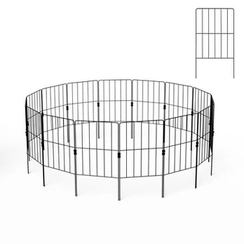 Sodo tvora, 15 vnt., 61x33 cm, juoda