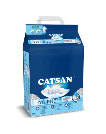 CATSAN Hygiene Plus 20l natūralus kačių kraikas