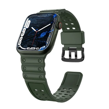 Apyrankė Triple Protection Apple Watch SE, 8, 7, 6, 5, 4, 3, 2, 1 (41, 40, 38 mm) Juoda