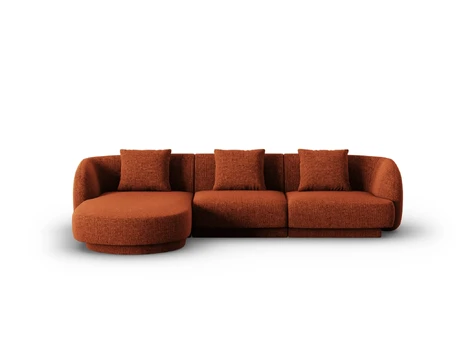 Left Corner Sofa, "Tulum", 4 Seats, 255x156x70 Made in Europe