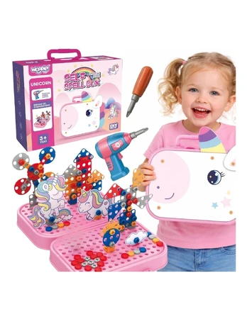 3D DIY Twisting Blocks Woopie Unicorn