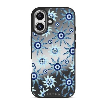 Blue Gaze - iPhone 17 Case, Elite Mirror Dark (MagSafe) / Gunmetal