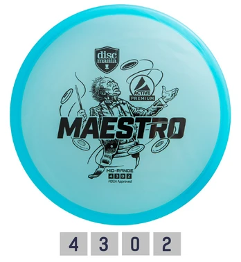 Diskgolfo diskas DISCMANIA Midrange Driver MAESTRO Active Premium