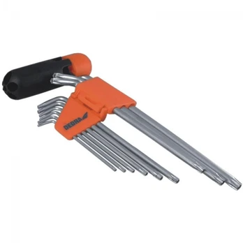 Šešiakampių raktų rink. Torx Dedra 0654