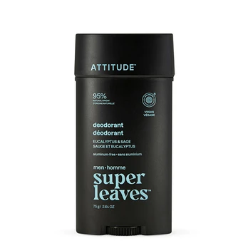 Attitude Natural Men´s Deodorant Super Leaves Eucalyptus & Sage (Deodorant) 75 g Vyrams