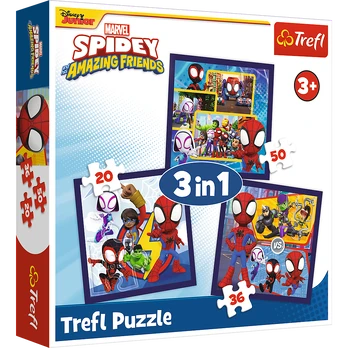 TREFL SPIDEY 3 dėlionių rinkinys