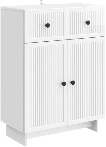 Kabalas Itin blizgi balta 66 x 34,5 x 90 cm Apdirbta mediena