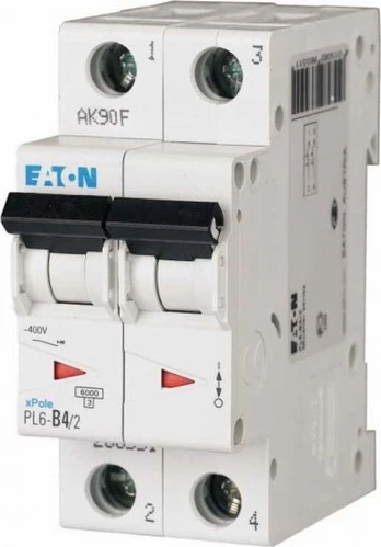 Eaton PL6-B4/2 SROVĖS PERTRAUKIS 6KA