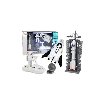Lean Kosmoso misijos rinkinys Space Rocket Astronaut Spaceship 5 vnt