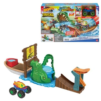 Automobilių trasa Mattel Hot Wheels Monster Trucks Swamp Chomp HGV14
