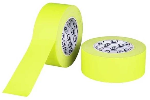 hpx Gaffatape fluo gul, 50mm x 25m