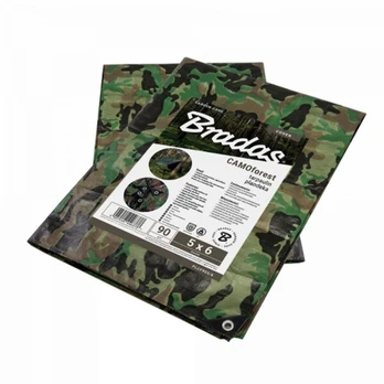 Kamufliažinis lauko tentas Bradas CAMOforest, 3 x 5 m, 90 g/m²