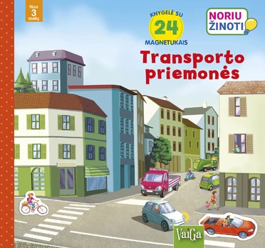 Transporto priemonės. Su 24 magnetukais