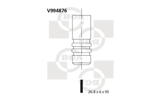 Įvado vožtuvas BGA V994876