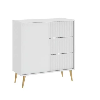 Komoda Intermeble Barcelona 1D3S, balta