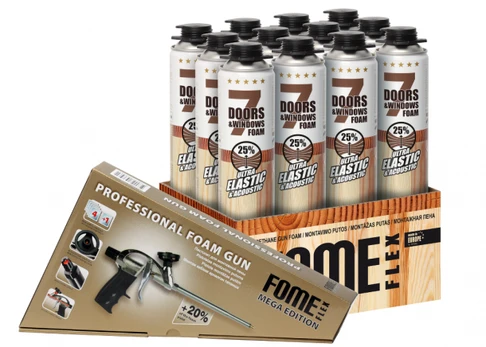 Putos Fome Flex 7DOORS - WINDOWS ELASTIC, 12vnt.+dovana, Tegra State