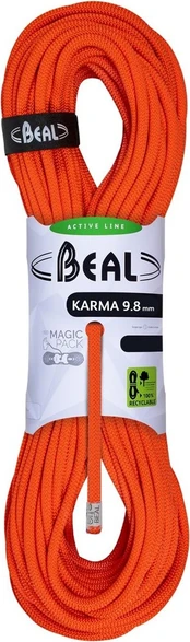 Rope feed 9,8mm 50m-solid orange BEAL