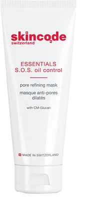 Skincode Clay facial mask Essentials SOS Oil Control (Pore Refining Mask) 75 ml 75ml Moterims