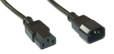 Maitinimo kabelis InLine IEC C13 - C14 5m juoda (16635)