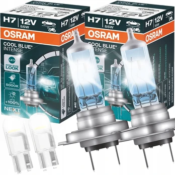 H7 lemputės Osram Cool Mėlyna Intense Next Gen +w5w