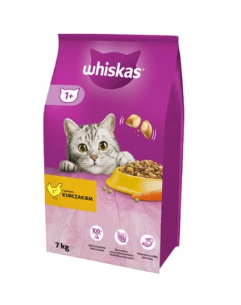 Whiskas suaugusioms katėms su vištiena, 7 kg
