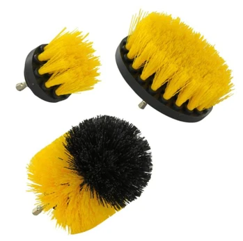 Tivoly Drill Brush Set, 3-pc: Flat & Round