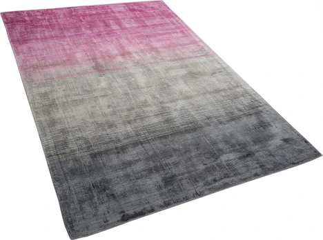 Beliani Kvapus kilimas 140 x 200 cm pinka- pilka ERCIS