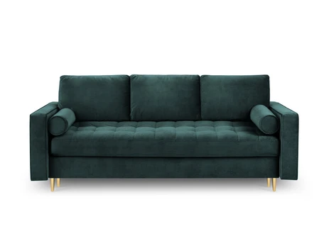 Sofa Milo Casa Santo, žalia/auksinės spalvos