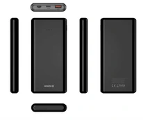 Swissten Power Bank 10000 mAh 20W Power Delivery black kaina
