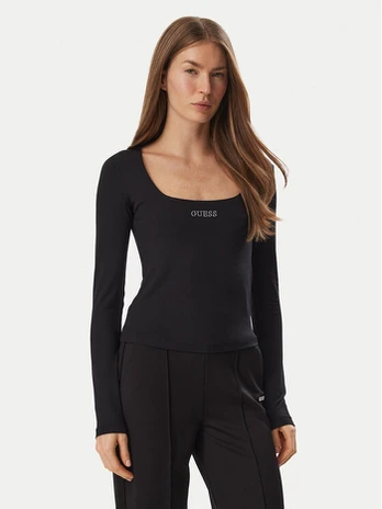 Guess Palaidinė V6BP05 K6318 Juoda Slim Fit