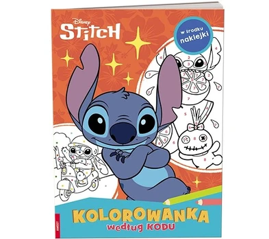 Spalvinimas pagal kodą Disney Stitch - kolektyvinis darbas