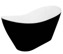 Vonia Besco Viya Black&White 160, su Klik-klak Graphite valomu iš viršaus kaina