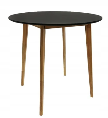 Stalas Emily, juoda, 80 cm x 80 cm x 75 cm