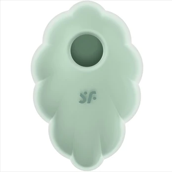 SATISFYER - CLOUD DANCER ŽALIAS ORO PULSŲ VIBRATORIUS