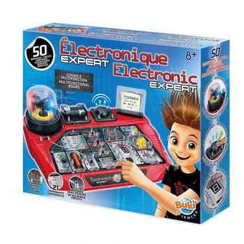 Eksperimentų rinkinys Buki Electronic Expert 7160, įvairių spalvų