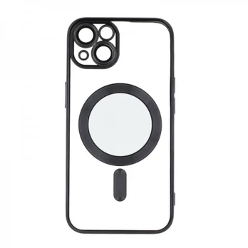 Dėklas Telforceone Color Chrome Mag case for iPhone 16e juodas