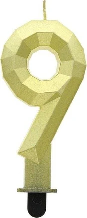 GoDan Žvakės numeris 9 Deimantas 7.6cm