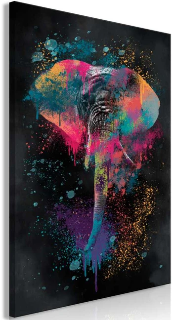 Artgeist Paveikslas - Colourful Safari (1 Part) Vertical