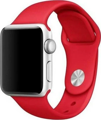 Mercury Mercury dirželis Silicon Apple Watch 44mm raudona/raudona