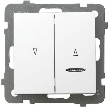 Ospel Shutter jungiklis AS su baltu apšvietimu (ŁP-7GS/m/00)