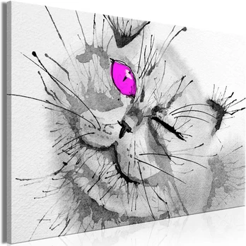 Artgeist Paveikslas - Happy Look (1 Part) Wide Rožinė