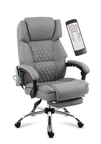 Masažinė biuro kėdė „Mark Adler Boss 6.0 Grey“