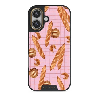 No Crumbs - iPhone 16 Case, Elite Dark (MagSafe) / Gold
