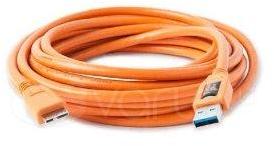 Tether Tools TetherPro USB 3.0 A/Micro B 4,6m oranžinis