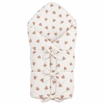 Classic lace-up wrap New Baby hearts