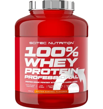 Scitec 100% Whey Protein Professional, Salted Caramel, 1816 g